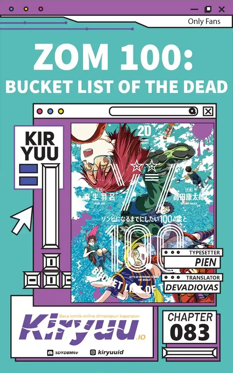 Zombie 100 Zombie Ni Naru Made Ni Shitai 100 No Koto — Chapter 83, halaman 1